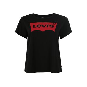 Levi's® Plus Tričko 'PL PERFECT TEE BLACKS'  červená / černá