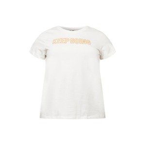 Vero Moda Curve Tričko 'SANDRA'  oranžová / bílá