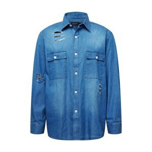 BURTON MENSWEAR LONDON Košile  modrá džínovina
