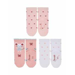 STERNTALER Ponožky  růžová / starorůžová / pitaya / světlemodrá / černá