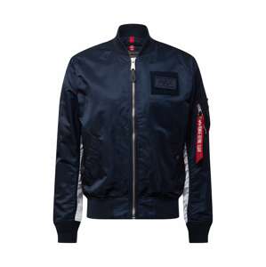 ALPHA INDUSTRIES Přechodná bunda  námořnická modř / červená / bílá