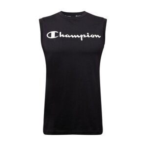 Champion Authentic Athletic Apparel Funkční tričko  černá / bílá