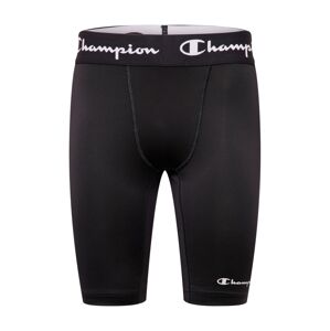 Champion Authentic Athletic Apparel Sportovní kalhoty  černá / bílá