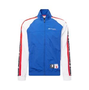 Champion Authentic Athletic Apparel Sportovní bunda  modrá / světle šedá / červená / černá