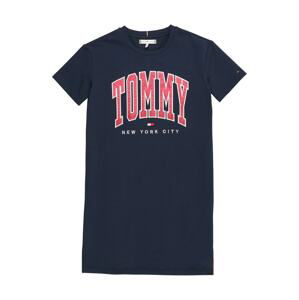 TOMMY HILFIGER Šaty  námořnická modř / růžová / bílá