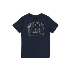 TOMMY HILFIGER Tričko  námořnická modř / červená / bílá