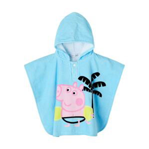 NAME IT Koupací plášť 'Peppa Pig'  světlemodrá / žlutá / růžová / černá