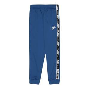 Nike Sportswear Kalhoty  královská modrá / černá / bílá