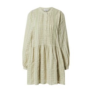 EDITED Košilové šaty 'Tinsley'  zelená / offwhite