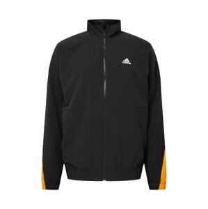 ADIDAS SPORTSWEAR Sportovní bunda  šedá / oranžová / černá / bílá