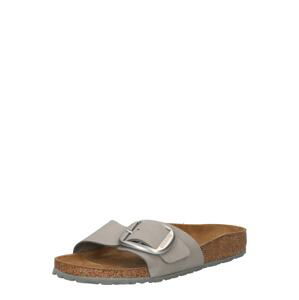 BIRKENSTOCK Pantofle 'Madrid'  kámen / stříbrná