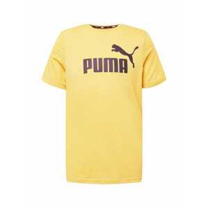 PUMA Funkční tričko  žlutý melír / černá
