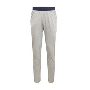 JACK & JONES Pyžamové kalhoty 'MILLER'  námořnická modř / světle šedá / bílá