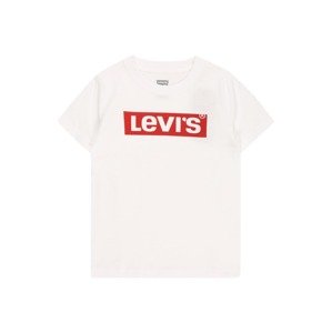 LEVI'S Tričko  ohnivá červená / bílá