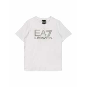 EA7 Emporio Armani Tričko  bílá / černá
