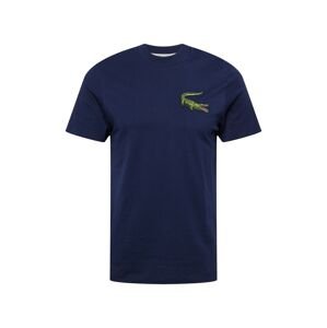 LACOSTE Tričko  marine modrá / zelená / červená / bílá