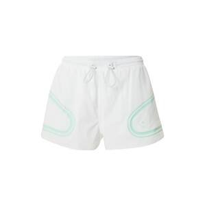 ADIDAS BY STELLA MCCARTNEY Sportovní kalhoty 'TruePace'  zelená / bílá