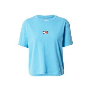 Tommy Jeans Tričko  námořnická modř / červená / bílá / tyrkysová