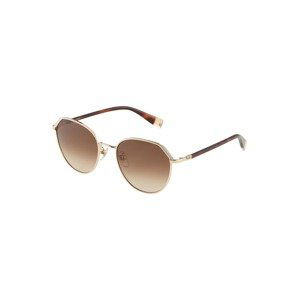 FURLA Sluneční brýle 'FURLA SUNGLASSES SFU513'  zlatá / hnědá