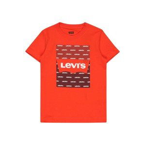 LEVI'S Tričko  červená / bílá / tmavě červená / bordó