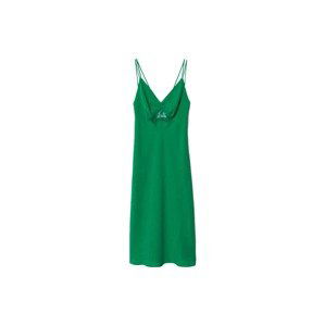 MANGO Společenské šaty 'Lencero'  zelená