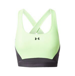 UNDER ARMOUR Sportovní podprsenka  limetková / černá