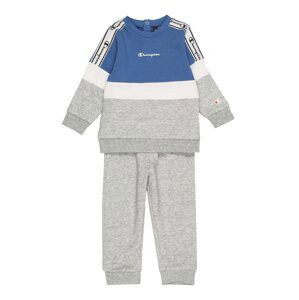 Champion Authentic Athletic Apparel Joggingová souprava  modrá / šedý melír / bílá