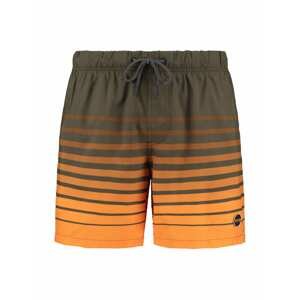 Shiwi Plavecké šortky  khaki / oranžová