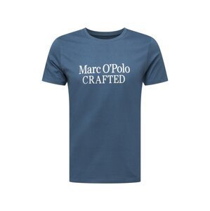 Marc O'Polo Tričko  chladná modrá / bílá