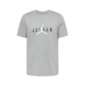 Jordan Tričko  šedý melír / černá / bílá