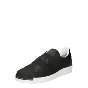 ARMANI EXCHANGE Slip on boty  černá / bílá