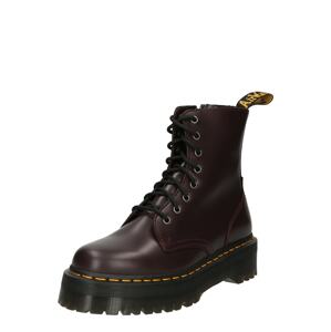 Dr. Martens Šněrovací kozačky 'Jadon'  žlutá / burgundská červeň / černá