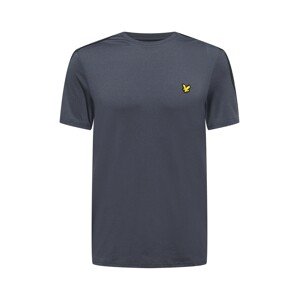 Lyle & Scott Tričko  černý melír