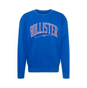 HOLLISTER Mikina 'VARSITY CREW'  modrá / červená / bílá