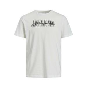 JACK & JONES Tričko 'Jungle'  bílá / černá