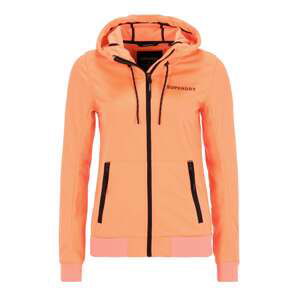 Superdry Outdoorová bunda  oranžová / černá