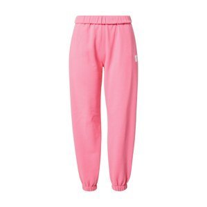 HOLLISTER Kalhoty  světle růžová / bílá