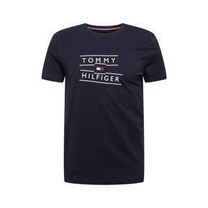 TOMMY HILFIGER Tričko  námořnická modř / červená / bílá