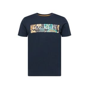 Hackett London Tričko 'SEAWEED'  námořnická modř / mix barev