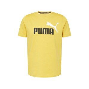 PUMA Funkční tričko  hořčicová / černá / bílá