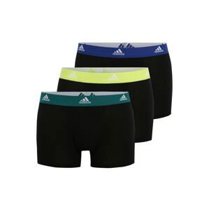 ADIDAS PERFORMANCE Boxerky  černá / bílá / modrá / smaragdová / citronová