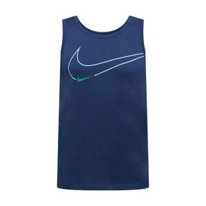 NIKE Funkční tričko  námořnická modř / světlemodrá / zelená