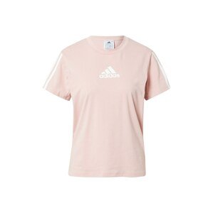 ADIDAS PERFORMANCE Funkční tričko  růžová / bílá