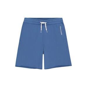 Abercrombie & Fitch Kalhoty  chladná modrá / bílá