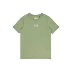 Jack & Jones Junior Tričko  zelená / bílá