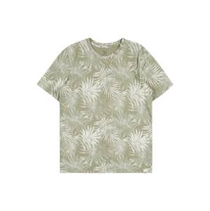 Jack & Jones Junior Tričko 'BLOOMER'  khaki / šedá