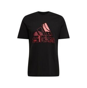 ADIDAS PERFORMANCE Funkční tričko  černá / růžová / červená