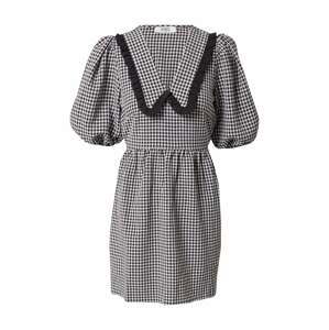 Dorothy Perkins Šaty 'Gingham'  černá / bílá