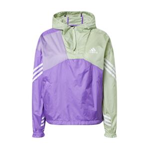 ADIDAS PERFORMANCE Outdoorová bunda  bílá / šeříková / tmavě fialová / olivová