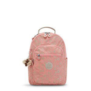 KIPLING Batoh 'SEOUL'  pink / zlatá